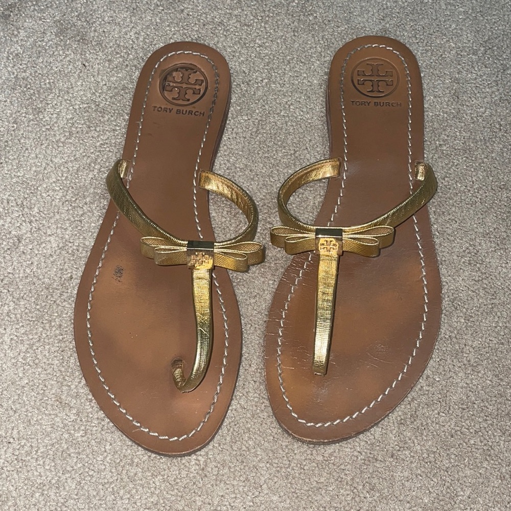 Tory Burch Gold Sandals